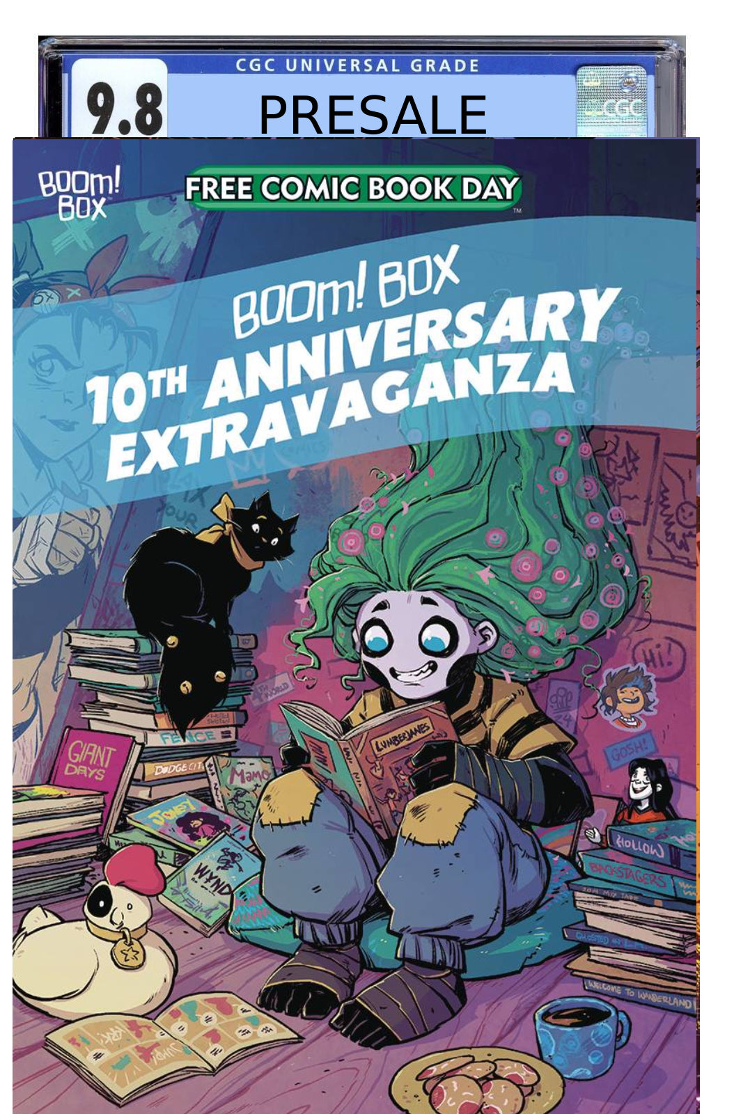 FCDB 2024 BOOM! BOX 10TH ANNIVERSARY EXTRAVAGANZA BOOM! STUDIOS GUARANTEED CGC 9.8 PRESALE APRIL 17 2022