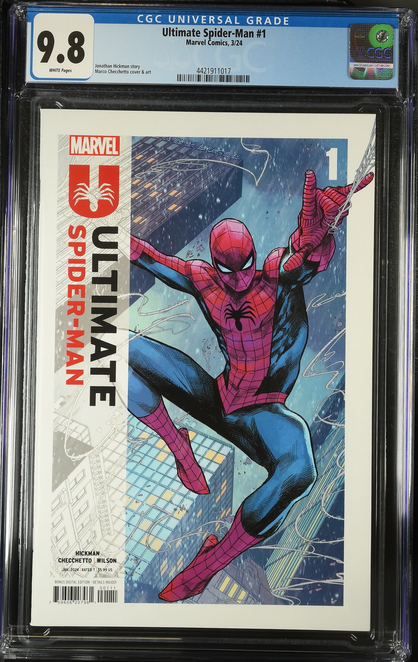 ULTIMATE SPIDER-MAN #1 CGC 9.8 1ST PRINT