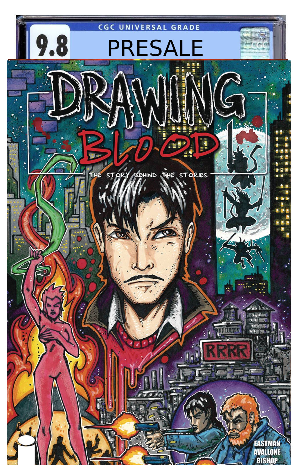 DRAWING BLOOD #1 EASTMAN COVER A IMAGE COMICS GUARANTEED CGC 9.8 PRESALE APRIL 24 2024
