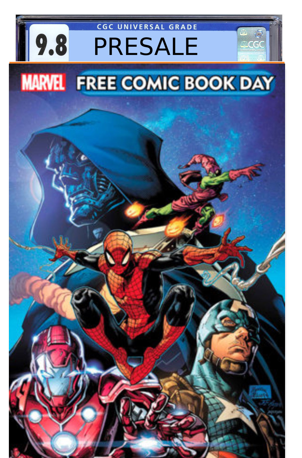 FCBD 2024 ULTIMATE UNIVERSE/ SPIDER-MAN #1 GUARANTEED CGC 9.8 PRESALE APRIL 17 2024