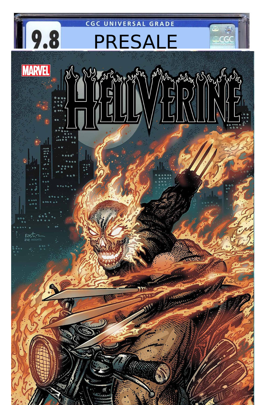 HELLVERINE #1 EASTMAN VARIANT CGC 9.8 PRESALE MAY 29 2024