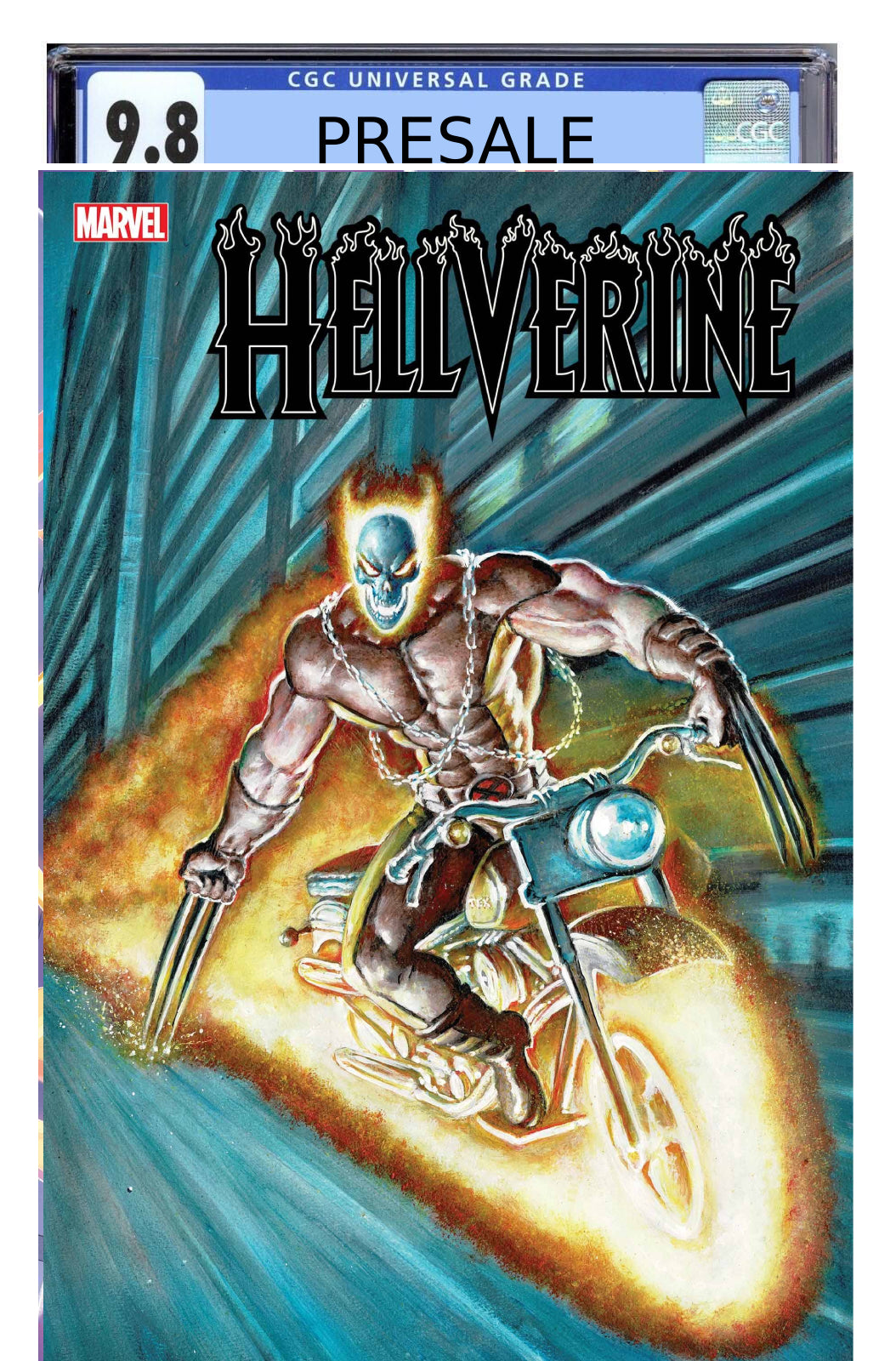 HELLVERINE #1 TEXEIRA VARIANT CGC 9.8 PRESALE MAY 29 2024