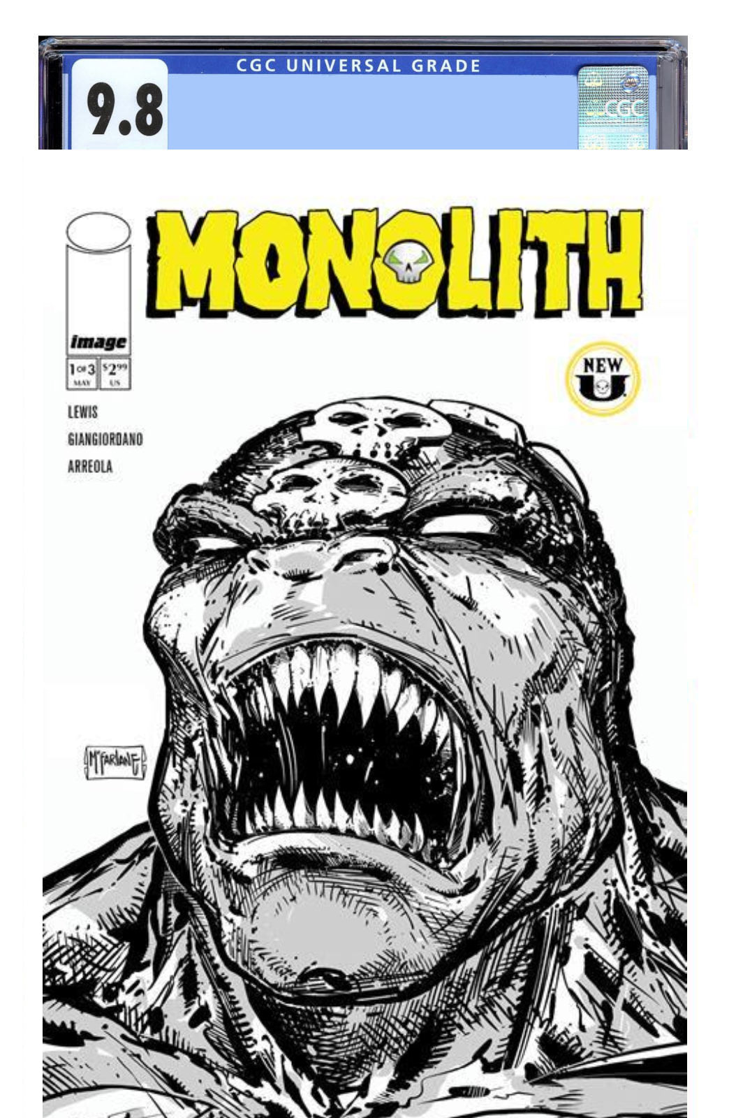 SPAWN MONOLITH #1 COVER B MCFARLANE GUARANTEED CGC 9.8 PRESALE MAY 15 2024