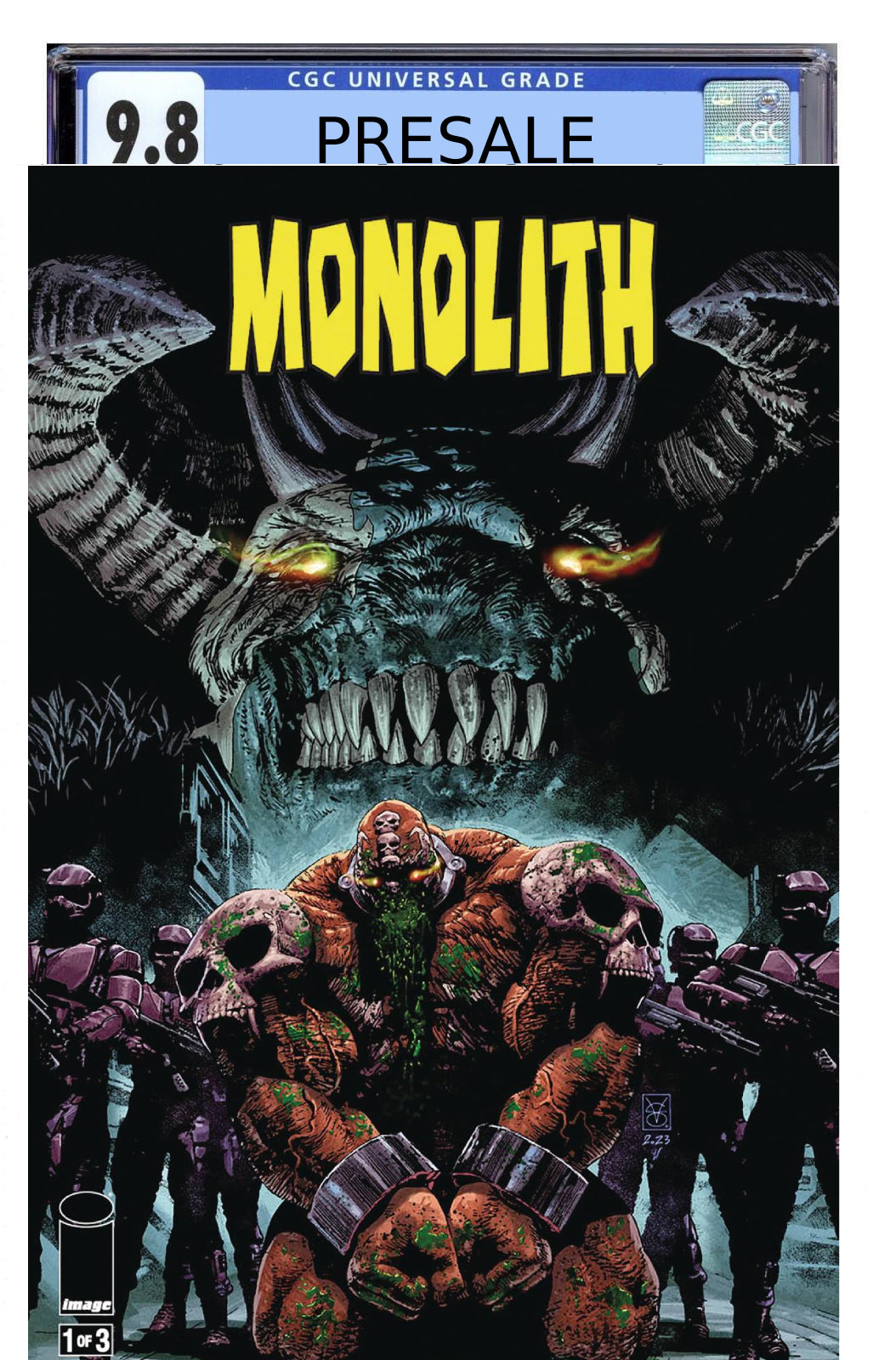 SPAWN MONOLITH #1 COVER A GUARANTEED CGC 9.8 PRESALE MAY 15 2024