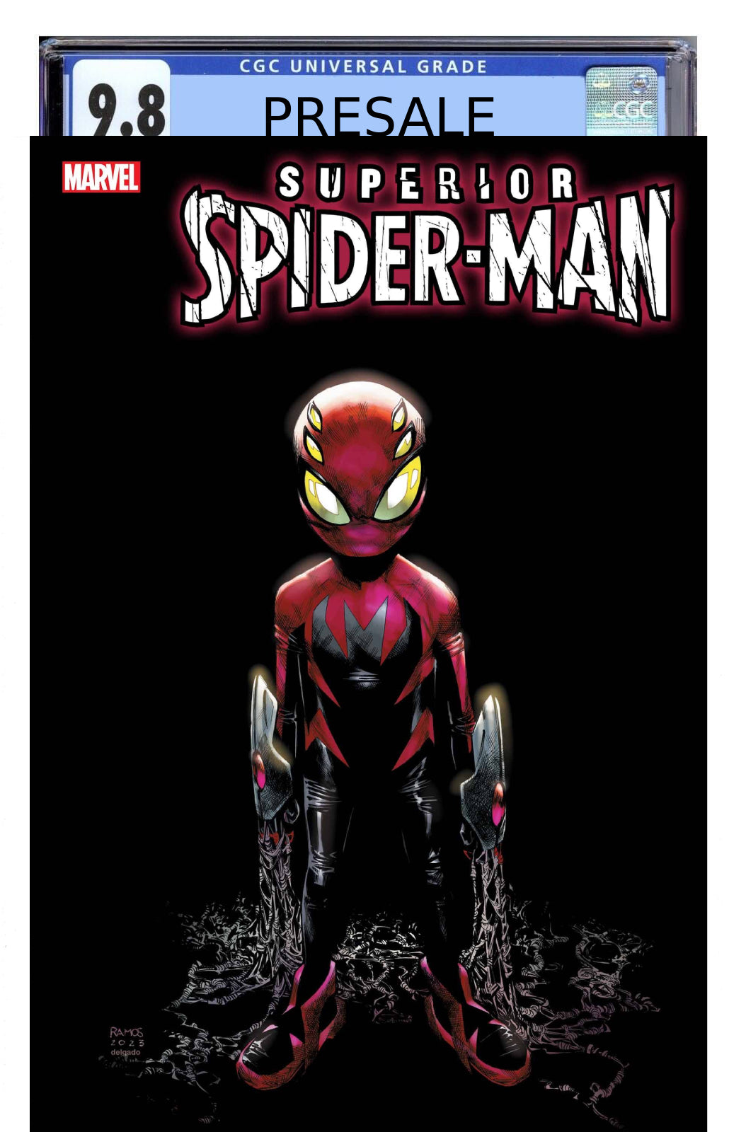 SUPERIOR SPIDER-MAN #7 RAMOS VARIANT GUARANTEED CGC 9.8 PRESALE MAY 22 2024