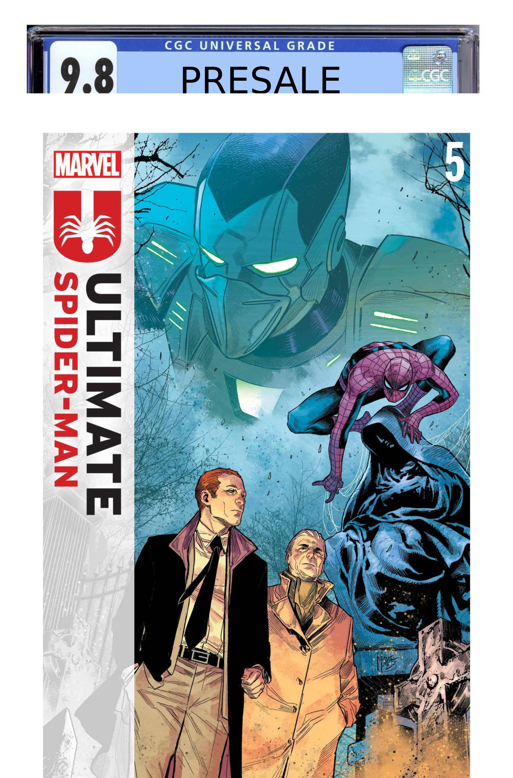 ULTIMATE SPIDER-MAN 5 GUARANTEED CGC 9.8 PRESALE MAY 29 2024