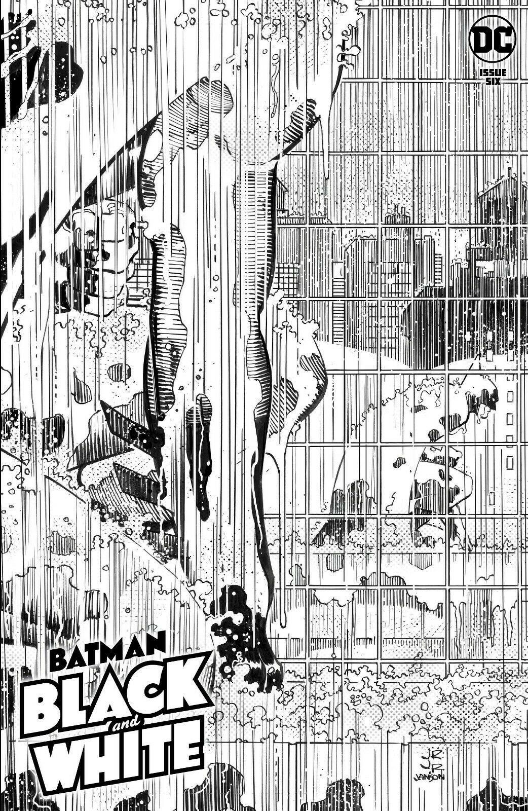 BATMAN BLACK AND WHITE #6 (of 6) COVER A JOHN ROMITA KLAUS JANSON