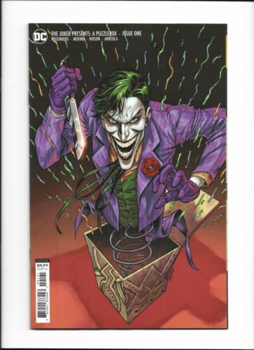 JOKER PRESENTS A PUZZLEBOX #1 (OF 7) INC 1:25 JESUS MERINO CARD STOCK VAR