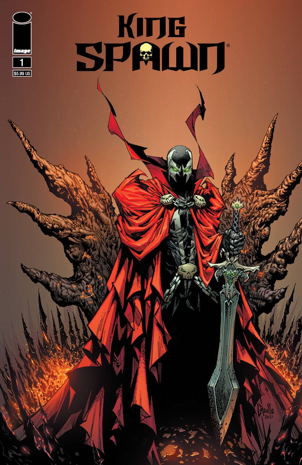 KING SPAWN #1 CAPULLO COVER
