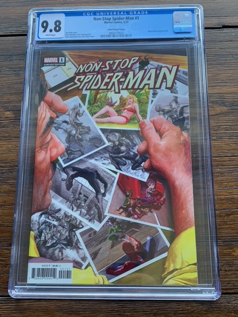 NON-STOP SPIDER-MAN #1 Marvel Comics 2021 Alex Ross Variant CGC 9.8