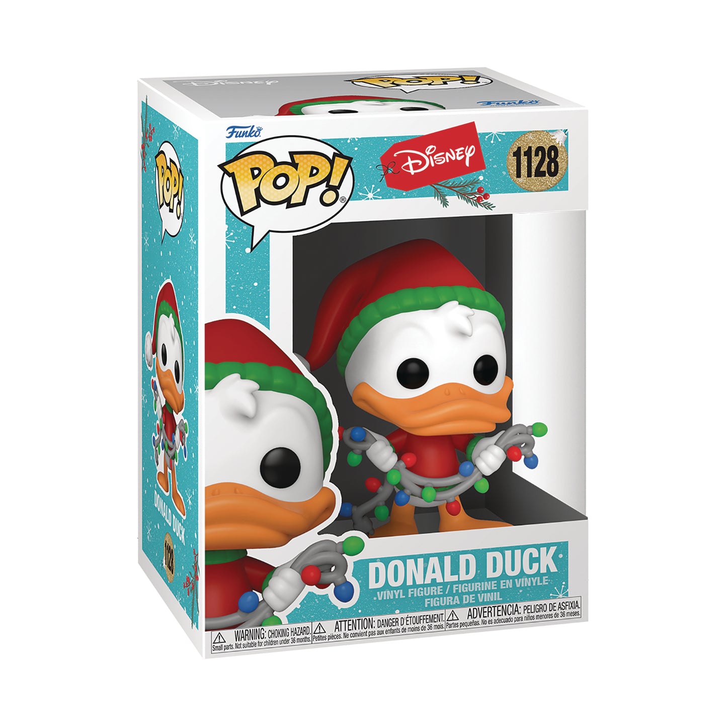POP DISNEY HOLIDAY 2021 DONALD DUCK VINYL FIGURE #1128