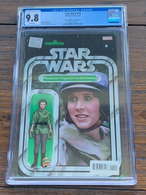 Star Wars 12 Christopher Action Figure Variant Marvel 2021 Princess Leia CGC 9.8