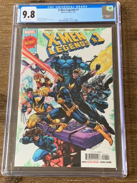 X-Men Legends #1 CGC 9.8 1st First Print Edition Brett Booth Fabian Nicieza 2021