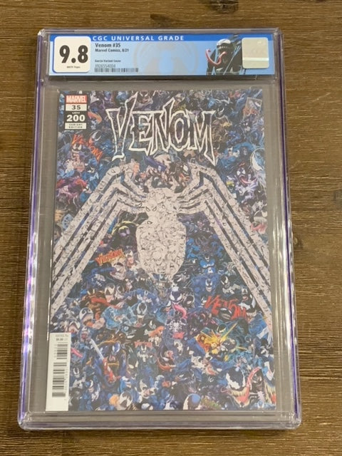 Venom #35 CGC 9.8 MR Garcin Variant Edition Collage LGY 200 Custom Venom Label