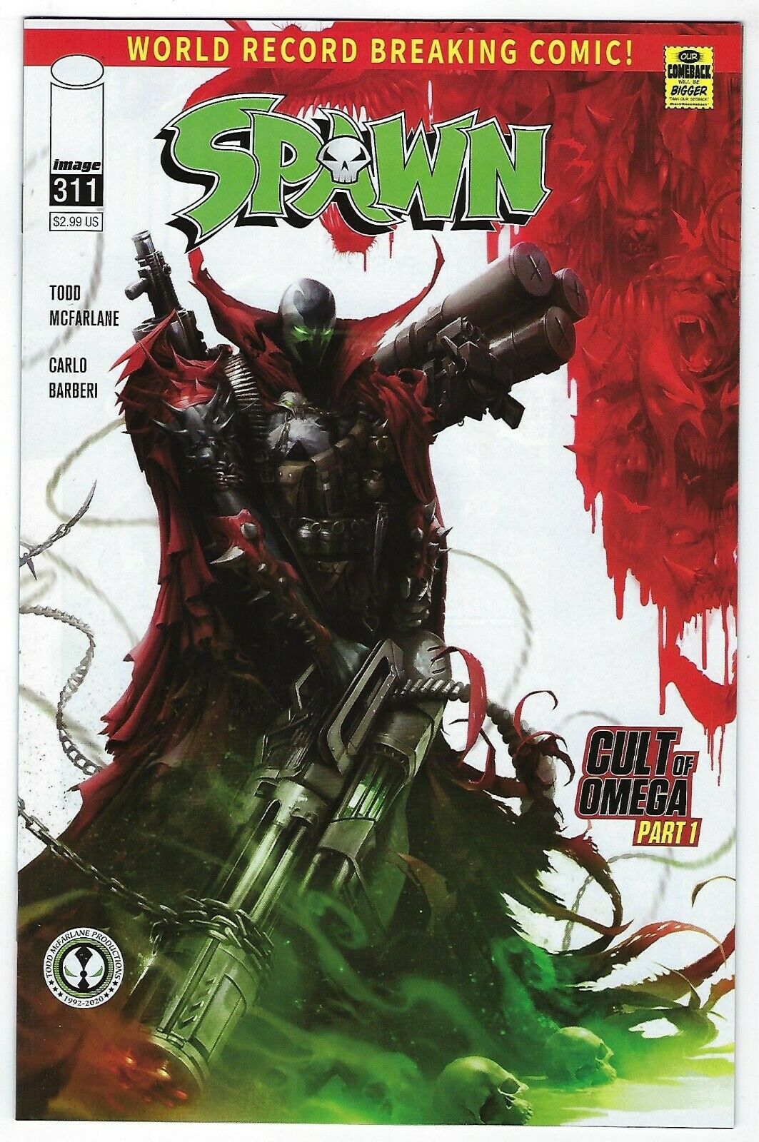 SPAWN 311 - MATTINA COVER