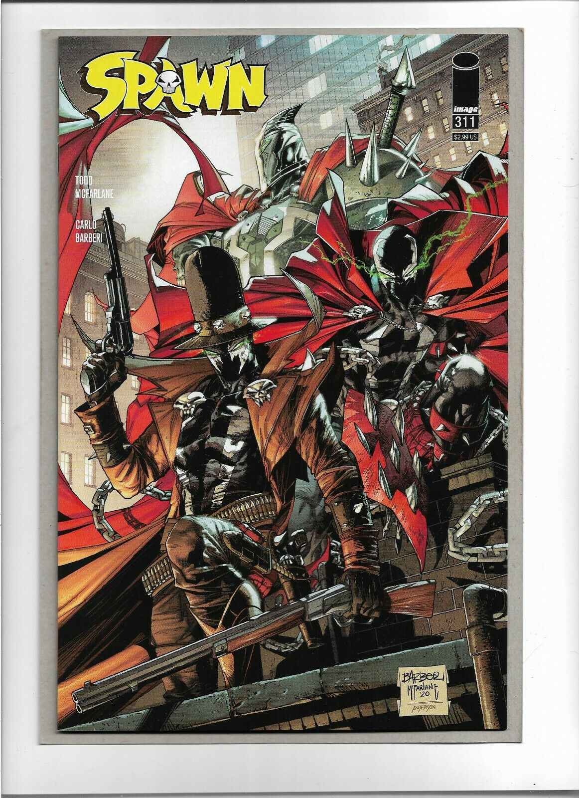 SPAWN 311 - BARBERI COVER