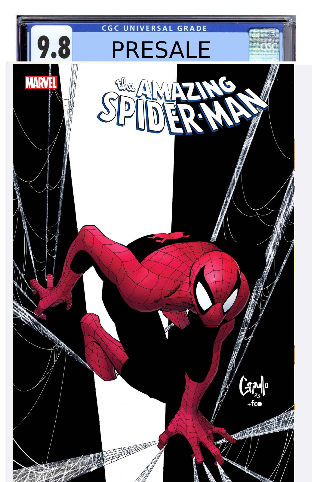 AMAZING SPIDER-MAN #50 CAPULLO VARIANT GUARANTEED CGC 9.8 PRESALE MAY 22 2024