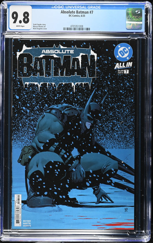 ABSOLUTE BATMAN #7 1ST PRINTING CGC 9.8