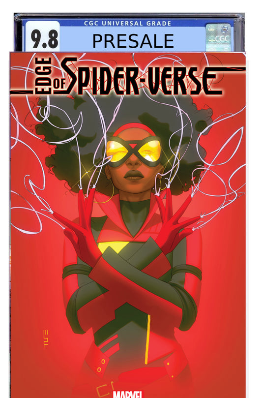 EDGE OF SPIDER-VERSE #4 1st APP JESSICA DREW AS SPIDER WOMAN SCOTT FORBES SPIDER WOMAN VARIANTCGC 9.8 PRESALE MAY 1 2024