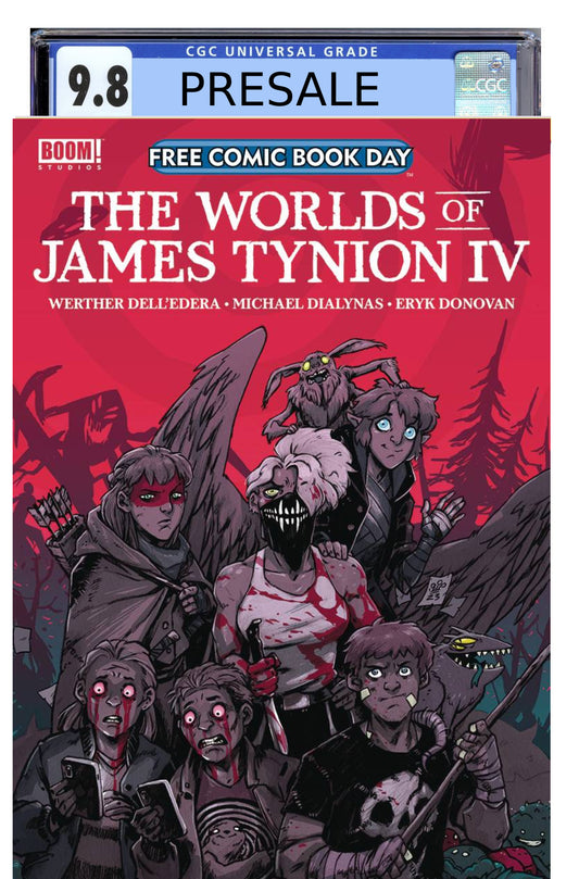 THE WORLDS OF JAMES TYNION BOOM! STUDIOS GUARANTEED CGC 9.8 PRESALE APRIL 17 2022