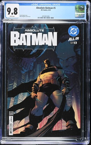 ABSOLUTE BATMAN #5 1ST PRINT CGC 9.8