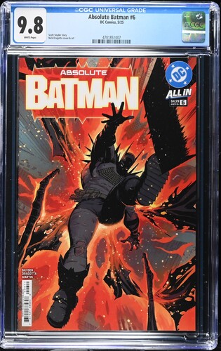 ABSOLUTE BATMAN #6 1st PRINTING CGC 9.8
