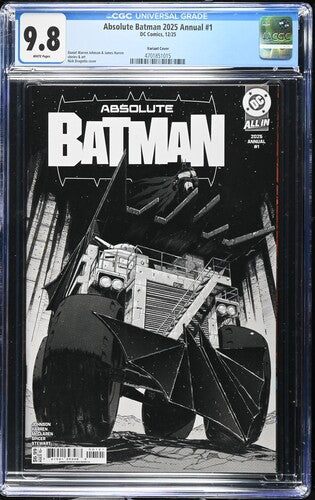 ABSOLUTE BATMAN #1 ANNUAL 1ST PRINTING COVER B CGC 9.8