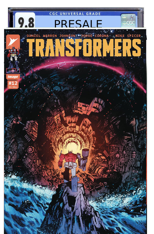 TRANSFORMERS #12 MAIN COVER GUARANTEED CGC 9.8 PRESALE SEPTEMBER 11 2024