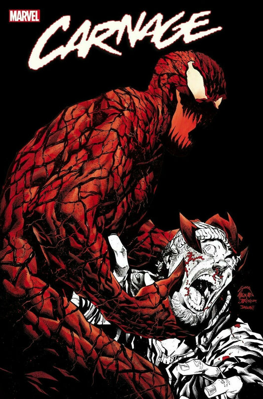 Copy of CARNAGE BLACK WHITE AND BLOOD #4 (OF 4) STEGMAN VAR