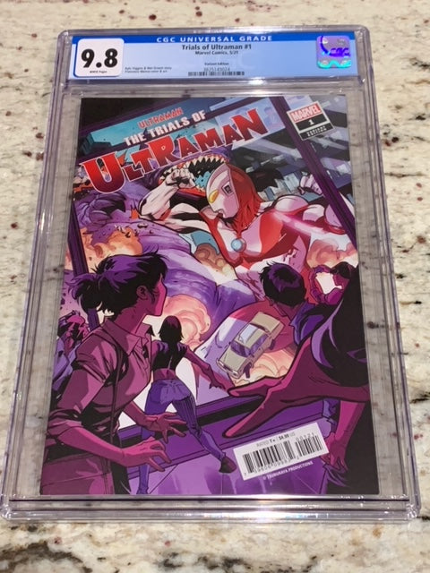 TRIALS OF ULTRAMAN #1 MANNA COVER CGC 9.8 MARVEL COMICS