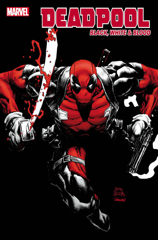 DEADPOOL BLACK WHITE BLOOD #1 (OF 5) STEGMAN VAR 1:25