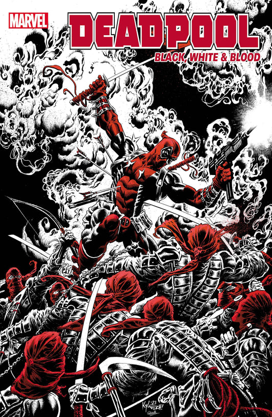 DEADPOOL BLACK WHITE BLOOD #1 (OF 5) HOTZ VAR